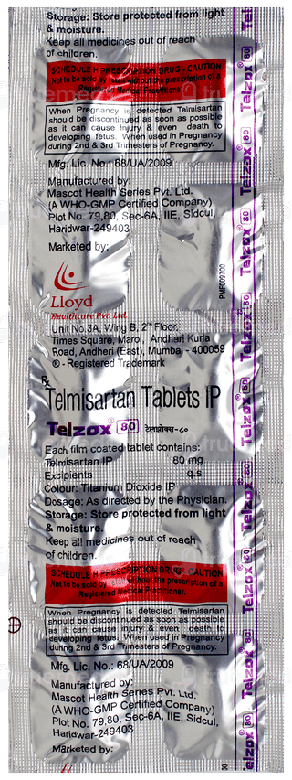 Telzox 80 Tablet 10