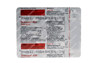 Temsan Am 2.5/40 MG Tablet 15