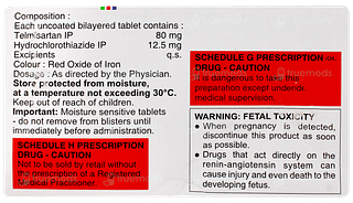 Temsan 80 H Tablet 15