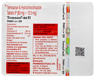 Temsan 80 H Tablet 15