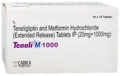 Tenali M 1000 Tablet 10 Tenali M 1000 Tablet 10