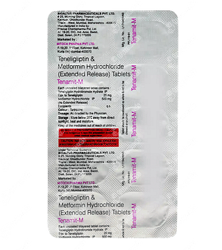 Tenamit M 20/500 MG Tablet Er 10