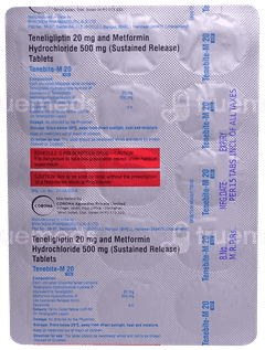 Tenebite M 20/500 Tablet Sr 15