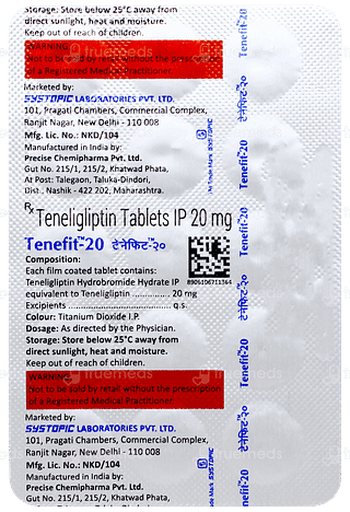 Tenefit 20 Tablet 15