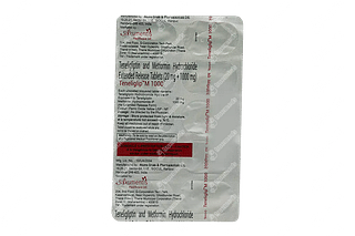 Teneliglip M 20/1000 MG Tablet Pr  10