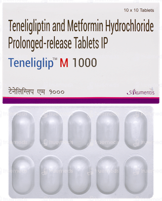Teneliglip M 1000 Tablet 10