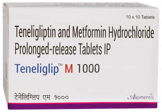 Teneliglip M 1000 Tablet 10