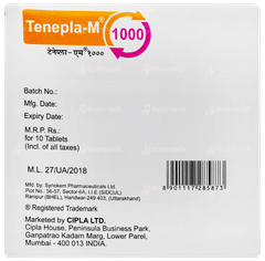 Tenepla M 1000 Tablet 10
