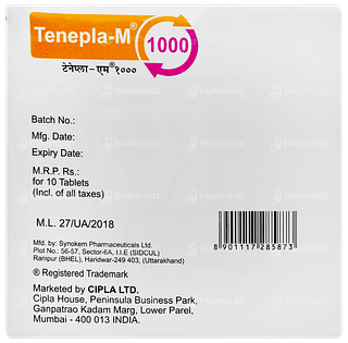 Tenepla M 1000 Tablet 10