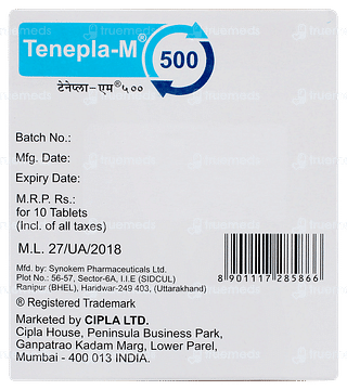 Tenepla M 500 Tablet 10