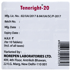 Teneright 20 Tablet 10 Teneright 20 Tablet 10
