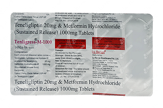 Tenligress M 20/1000 MG Tablet Sr 10