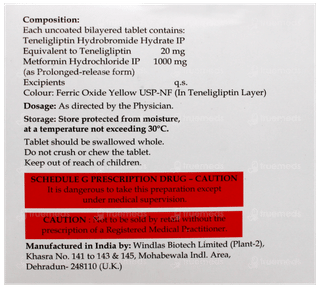 Tenligress M 1000 Tablet 10