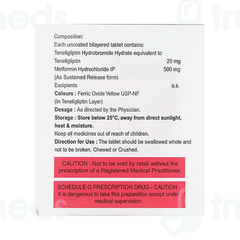 Tenligress M 500 Tablet Sr 10 Tenligress M 500 Tablet Sr 10