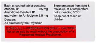 Tenolol Am 25 Tablet 10