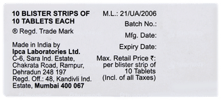 Tenolol Am 25 Tablet 10