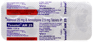 Tenolol Am 25 Tablet 10