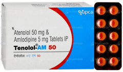 Tenolol Am 50 Tablet 10