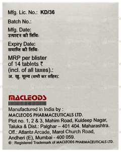 Tenomac 25 Tablet 14 Tenomac 25 Tablet 14