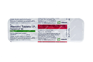 Tenormin 50 MG Tablet 14