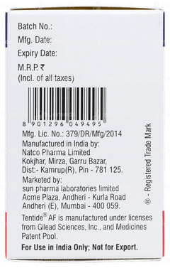 Tentide Af Tablet 30 Tentide Af Tablet 30