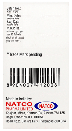 Teravir Tablet 30 Teravir Tablet 30