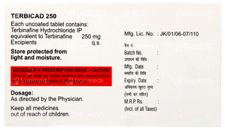 Terbicad 250 Tablet 7