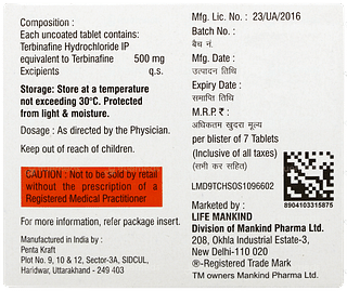 Terbinaforce 500 Tablet 7