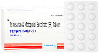 Tetan Beta 25 Tablet 15