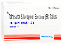 Tetan Beta 25 Tablet 15 Tetan Beta 25 Tablet 15