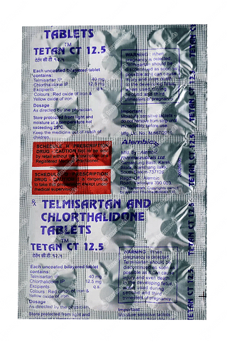 Tetan Ct 40/12.5 MG Tablet 15