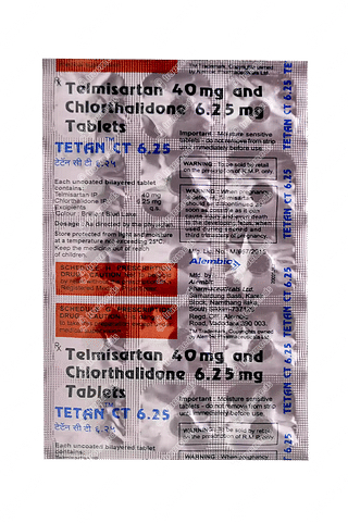 Tetan Ct 40/6.25 MG Tablet 15