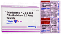 Tetan Ct 6.25 Tablet 15 Tetan Ct 6.25 Tablet 15