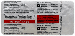 Tg Tor F 160 Tablet 10 Tg Tor F 160 Tablet 10