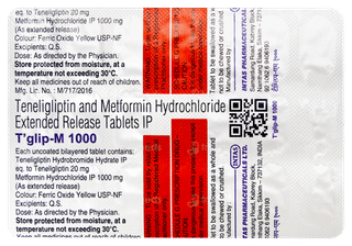 T Glip M 1000 Tablet 20