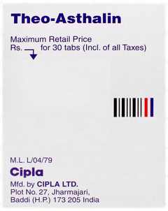 Theo Asthalin Tablet 30