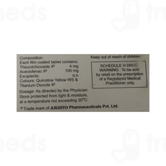 Thioceclo 4/100 MG Tablet 10