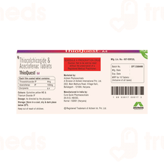 Thioquest A 4/100 MG Tablet 10 Thioquest A 4/100 MG Tablet 10