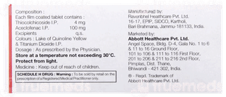 Thiospas A 4 Tablet 10