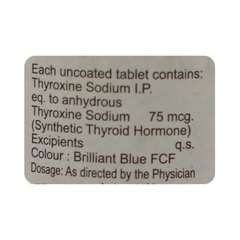 Thyromed 75mcg Tablet 100