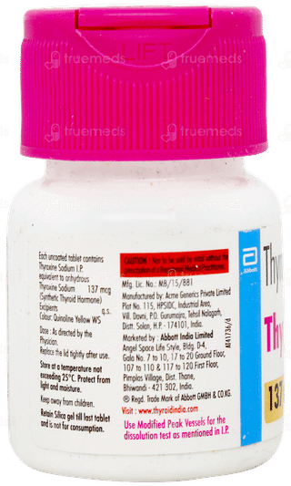 Thyronorm 137mcg Tablet 120