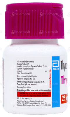 Thyronorm 25mcg Tablet 120