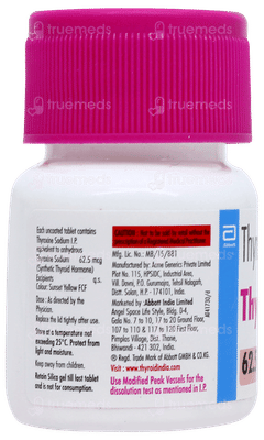 Thyronorm 62.5mcg Tablet 120 Thyronorm 62.5mcg Tablet 120