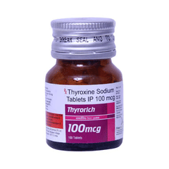 Thyrorich 100mcg Tablet 100 Thyrorich 100mcg Tablet 100