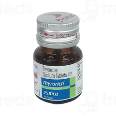Thyrorich 25Mcg Tablet 100
