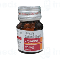 Thyrorich 50mcg Tablet 100