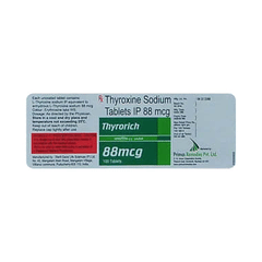 Thyrorich 88 MCG Tablet 100