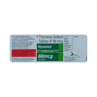 Thyrorich 88 MCG Tablet 100