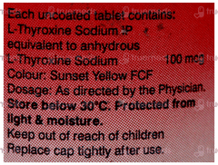Thyroup 100 Tablet 120 Thyroup 100 Tablet 120