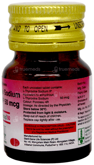 Thyroup 50 Tablet 120